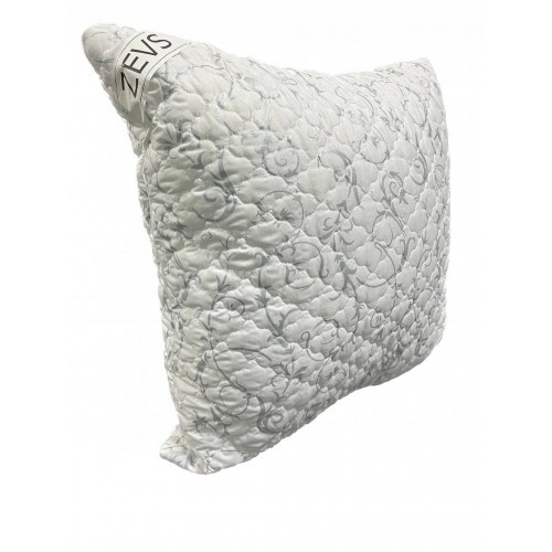 Подушка холлофайбер Zevs Vip Стеганая 70х70 см из хлопка - идеальный выбор для комфортного сна