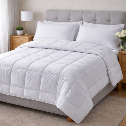 Одеяло летнее 200х220 см холлофайбер Zevs Vip евро 200г\м2